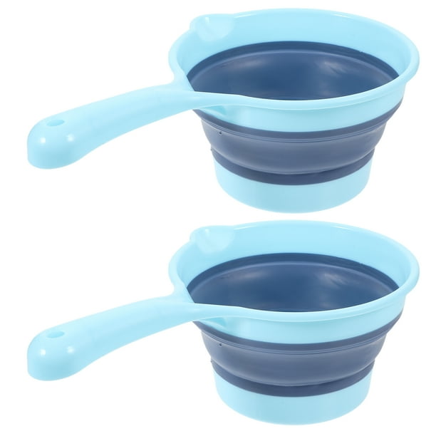 BRIGHTFUFU Cucharas de agua portátiles colgantes con mango plegable para cocina, pala pequeña colgante, 2 uds.