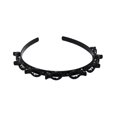 thumbnail image 1 of Pinzas y Diademas Dobles para Cabello Unisex, Clip de Resina ABS para Peinados y Flequillo, Color Negro, Diseño Elegante y Fácil de Usar, Ideal para Regalos., 1 of 6