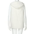 thumbnail image 5 of Women's Winter Hooded Vest Outerwear Cozy Lined Casual Jacket For Cold Weather, 5 of 6