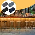 thumbnail image 3 of Inteprter 2 fundas para taburete, suministros para Bar, fundas para sillas a prueba de polvo, instalación práctica, multiusos, lavables, Decoración del hogar Gris marrón METRO, 3 of 6
