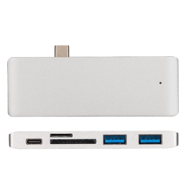 USB C To USB Hub, USB C Hub 5 Gbps Transfer Speeds For MacBooks ANGGREK No