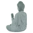 thumbnail image 2 of Ornement de Jardin Bouddha Assis Pierre en Résine Effet Zen Statue Extérieure Intérieure, 2 of 8