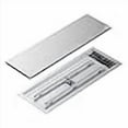 thumbnail image 3 of Skyflame Rectangular Stainless Steel Drop-in Fire Pit Pan and Burner with Burner Cover, 30 by 10 Inch Burning Area, 3 of 4