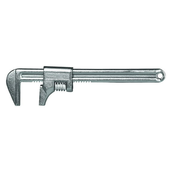 Crescent C718 - 4-3/8" SAE Smooth Jaws Automotive Chrome Plated Monkey Pipe Wrench