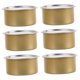 thumbnail image 5 of TEHAUX 6Ud Contenedores De Aluminio Dorados Para Mascotas Almacenamiento Y Portátil, 5 of 8
