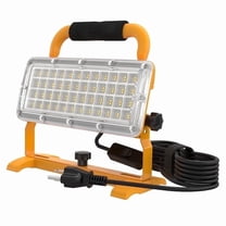 Kekeou 30W Led Work Light , 6500LM, adjustable stand, IP67 lampara amarilla para trabajoper for Garage, Construction