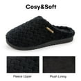 thumbnail image 4 of LongBay Women’s Soft Flannel Memory Foam Slippers Slip on House Fuzzy Shoes Indoor Outdoor, 4 of 7