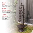 thumbnail image 4 of 38 Inch 6 Hanging Cup Tier Layered Floor Fountain, 4 of 5