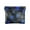 Blue Snowflake Pattern, variant on PU Leather Coin Purse Wallet Compact Water-Resistant Card Cases Money Organizers Blue Snowflake Pattern