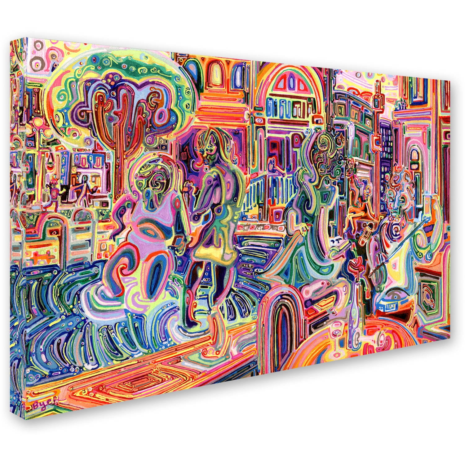 Trademark Fine Art "Cells" Canvas Art by Josh Byer