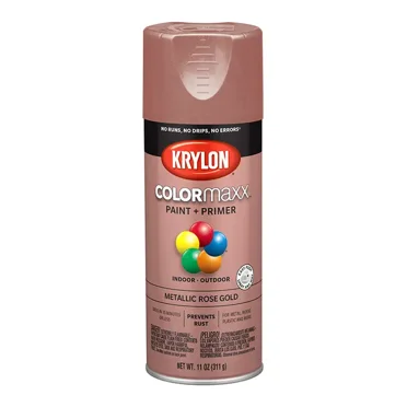 Colormaster Indoor/Outdoor Aerosol Paint 12oz-Rose Gold - Walmart.com