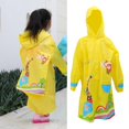 thumbnail image 2 of Cartoon Kids Rain Poncho Students EVA Raincoat Waterproof Children Rainwear, 2 of 3