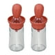 thumbnail image 4 of Botella de aceite con cepillo de silicona, 2 piezas Contenedor de aceite con dispensador de aceite con cepillo Contenedor de aceite con cepillo de silicona Tecnología innovadora, 4 of 12