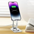 thumbnail image 3 of Adjustable Aluminum Alloy 360° Rotating Phone & Tablet Stand with Anti-Slip, 3 of 8