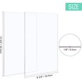 thumbnail image 4 of Transparency Plastic Cutting Pads Die Cutting Plates for Embossing Crafting,3Pair / 6PCS Cutting Pads Compatible with BSP & BS Switch Plus Die Cutting Machine Clear Cutting Plates 12.71" x 8.81" x 0.1, 4 of 6