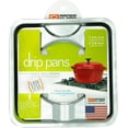 thumbnail image 2 of Range Kleen SGP-400 Drip Pan Chrome Square 7.75", SGL Pk, 2 of 4