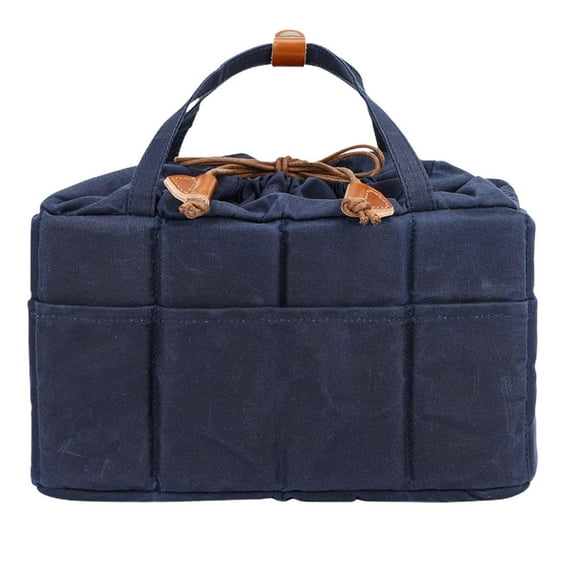Camera Bag Shockproof Waterproof Multifunction Photography Handbag Lens Backpack Navy