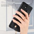 thumbnail image 3 of Nalacover Case for Samsung Galaxy S21 Ultra Wallet Case with Card Holder & Zipper Pocket, 360° Rotation Ring Kickstand Premium PU Leather Cover, Shockproof Magnetic Button Flip Stand Phone Case,Black, 3 of 9