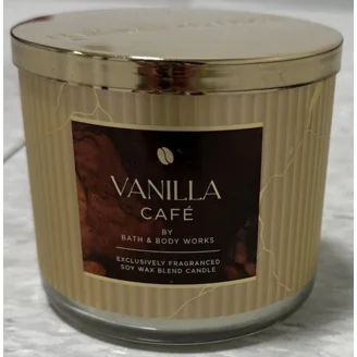 Bath & Body Works Pink Lavender & Espresso 3 Wick Scented Candle
