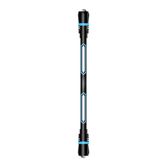 Colorful Rotating Ball Pen Blue Fidget Spinner Design Stress Relief Student Toy Writing Rotating Pen Novelty Ballpoint Pen For Spin Fun Write S-979 Blue