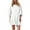 White, variant on Xixinqiwan Women's Plus Size Rompers Summer Casual Seven Sleeve Onesie Loose Wide Leg Shorts Jumpsuits with Pockets