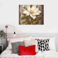 thumbnail image 3 of Shiartex Canvas Wall Art Picture 20x16in for Living Room Bedroom Home Decor Magnolia Flowers 20x16in, 3 of 3