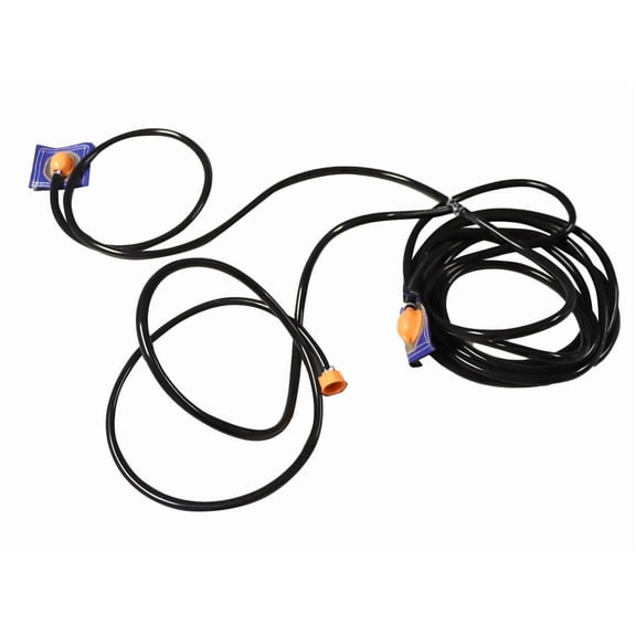 Pogo Bounce House Double Sprinkler Head Misting Hose Water Slides, 27'
