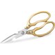 thumbnail image 1 of Tijeras de cocina, resistentes, afiladas, aptas para lavavajillas, accesorios de cocina dorados, tijeras de cocina para cocina, carne, pollo, pescado, aves de corral, pan de hierbas (dorado), 1 of 3