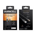thumbnail image 2 of Duracell Nylon Braided USB-A to Lightning Phone and Tablet Cable, 5ft, 2 of 6
