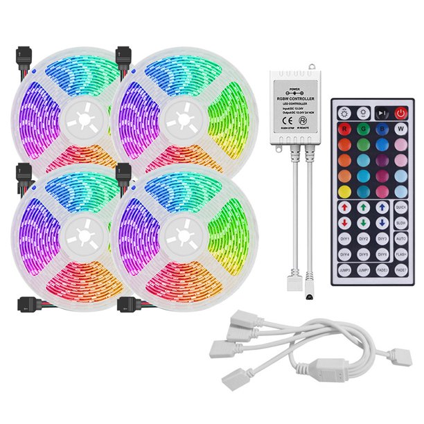 FLhrweasw Tira Luces LED SMD 3528 Lámpara RGB Con Control Remoto (20 M)
