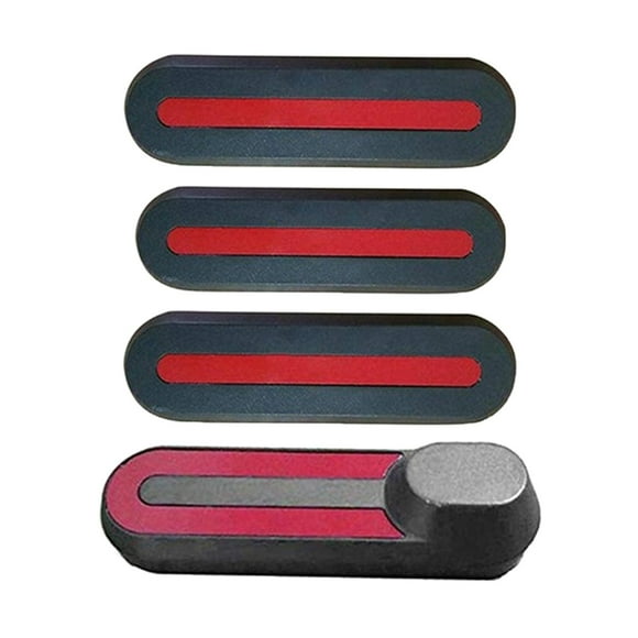 Scooter Wheel Hubs Reflective Rear Wheel Covers Rear Wheel Side Decorative Cover Accessories with Screw for /PRO Grey