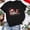 Black, variant on Merry Christmas Tree T-Shirt Women's Cute Christmas Gnomies Graphic Tees Holiday Short Sleeve Tshirt Xmas Buffalo Plaid Red T-Shirt For Men Women T-Shirt Black,D M