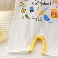 thumbnail image 6 of XZNPDUCQ Infant Boys Girls Summer Bodysuits 3-6 Months Summer Clothes For Newborn Short Sleeved Romper Baby Bodysuit Childrens Clothing, 6 of 7