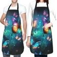 thumbnail image 5 of Artist Apron with Pockets Art Bib Apron Abstract Aprons for Women Men Watercolor Aprons Smocks Adjustable, 5 of 6