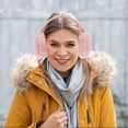 thumbnail image 2 of MOVTOTOP 1 Pce Cache-Oreilles en Peluche à la Mode pour Filles Cache-Oreilles Chaud Chauffe-Oreilles pour Femmes, 2 of 5
