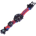 thumbnail image 4 of 1 PC Outdoor Bracelet Umbrella String Weave Multifunctional Sports Living Flint Compass Watch Equipment Bracelet, 4 of 8
