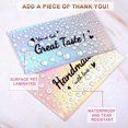 thumbnail image 4 of 50Pcs Thank You Cards Small Business, Mini A variety of styles Thank You for Supporting Cards Notes Shopping Holographic Thanks Greeting Cards for Retail Store Owner Goods Customer 2x3.5 Inch, 4 of 4