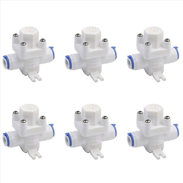 6X Válvula de Presión de Agua Válvula Reductora de 3/8 Pulgadas Regulador de Alivio de Presión de Agua para RO Control Regulador de Agua