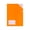 Orange 1Pcs, variant on HOARBOEG 1Pcs A4 Size Plastic Folder with Clip - Transparent Document Holder and File Organizer for Office Home, Thickened L-Shape File Bag with Label Pocket, Waterproof Poly Envelope