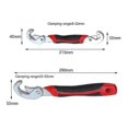 thumbnail image 2 of 2 Pieces Adjustable Spanners, Universal Adjustable Spanner, Combination Spanners With Large Opening, 2 of 5