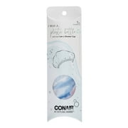 Conair Earth-Friendly Planet Upcycled Shower Cap, Blue and Pink Swirl