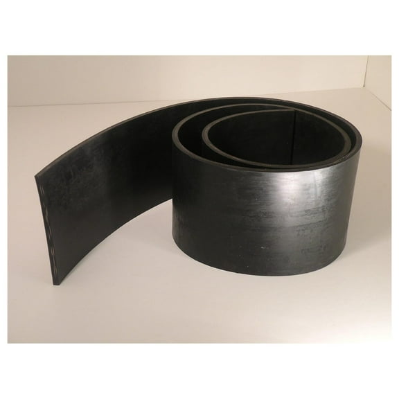 PlowRubber Heavy Duty Replacement Rubber Snow Deflector 8" Wide X 10 Ft. Long