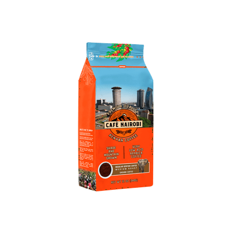 Cafe Nairobi Medium Roast Ground Coffee, 12oz