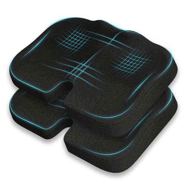 Cojín para asiento de estadio Chicvault de espuma 50D antideslizante, paquete de 2