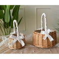 thumbnail image 5 of Flower Baskets Hand Woven Rattan Basket Reusable DIY Photo Props Home Decor Storage Baskets, 5 of 9