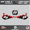 thumbnail image 3 of Kalair GFX Graphics Kit for Yamaha YZ125 (1993-1995) Revolt Series, 3 of 5