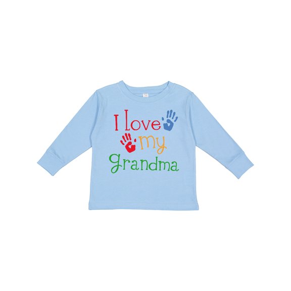 Inktastic I Love My Grandma Boys or Girls Long Sleeve Toddler T-Shirt