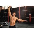 thumbnail image 3 of Weight-Lifting Workout Fitness Gloves, Gym Barehand Grip, Support Alpha Cross-Training, Rowing, Power-Lifting, Pull Up (Black,L), 3 of 4