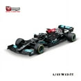 thumbnail image 1 of 1:43 F1 W12 E-Performance #44 #77 Alloy Luxury Vehicle Diecast Cars Model Toy, 1 of 5