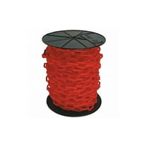 Mr. Chain Plastic Chain Gloss - 125 Ft, 2 In, Red